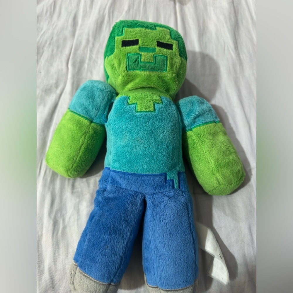Used plush doll Mine Craft